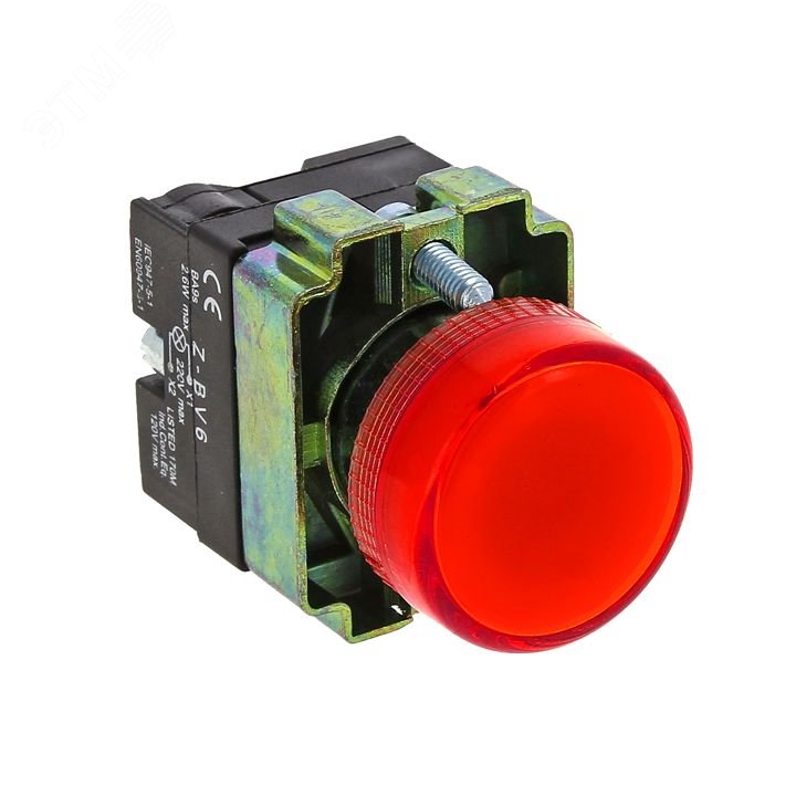 Лампа сигнальная BV64 красная 24В xb2-bv64-24 EKF - превью 2