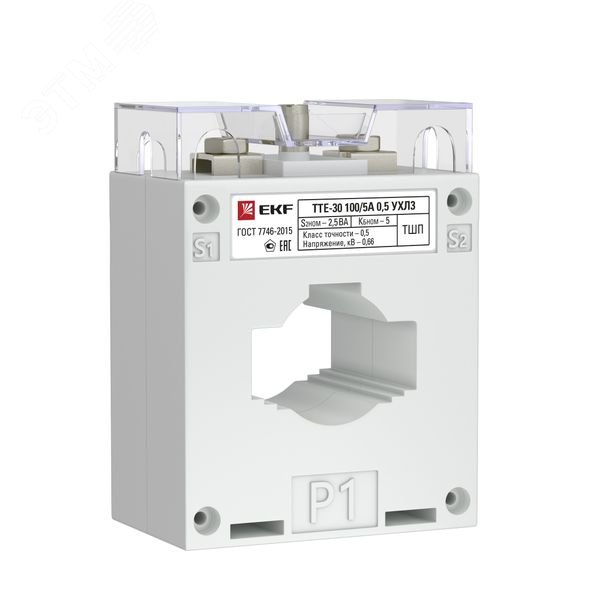 Изображение товара Трансформатор тока ТТЕ-30-400/5А mini класс точности 0,5 PROxima