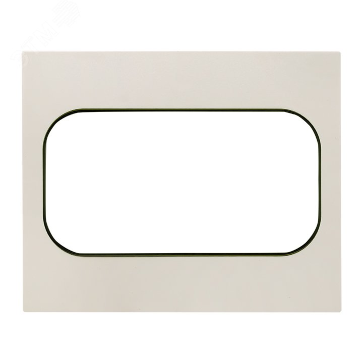 Изображение товара Рамка для розетки 2-местная Стокгольм EKF белая с линией черный