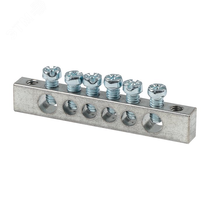 Изображение товара Шина PEN ноль-земля 6х9мм 6 отверстий цинк EKF PROxima