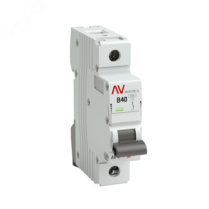 Изображение товара Выключатель автоматический AV-6 1P 40A (B) 6kA AVERES (шт)