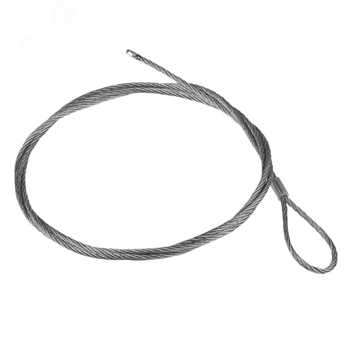 Изображение товара Трос стальной с петлей L=2м (2мм) (шт)