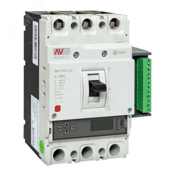 Изображение товара Выключатель автоматический AV POWER-2/3 250А 100kA ETU6.2 AVERES (шт)