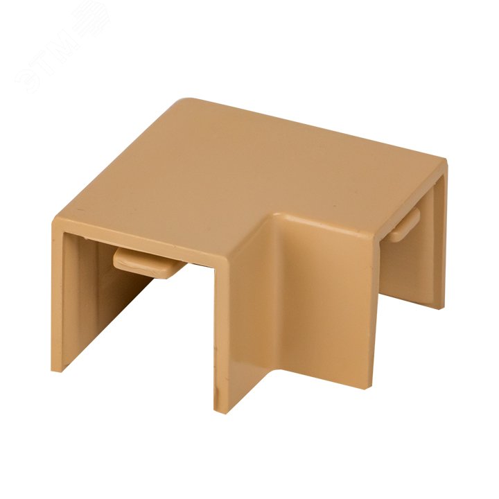 Изображение товара Поворот 90 градусов (16х16) (4 шт) Plast под светлое дерево (упак)