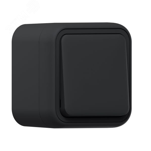 Изображение товара Выключатель кнопочный EKF Бронто IP55 антрацит 1 клавиша