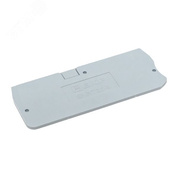 Изображение товара Заглушка для 2.5 Push-in 4 вывода серая (шт)