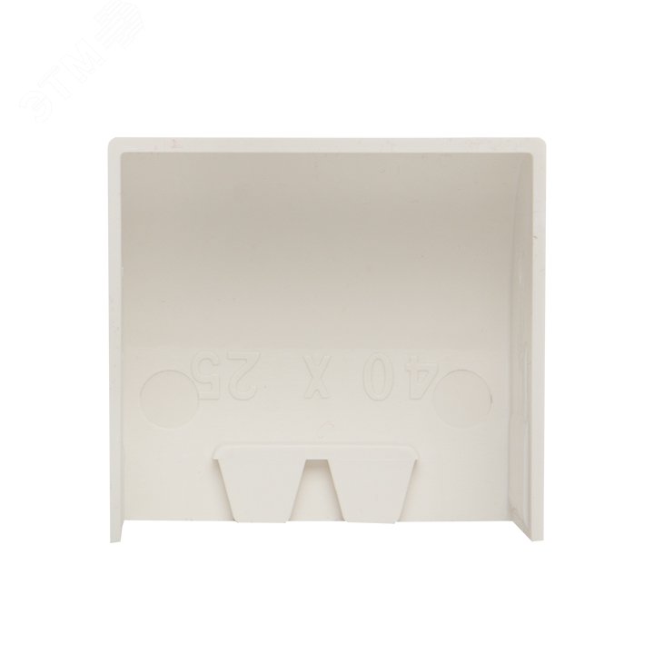 Заглушка (40х25) (4 шт) Plast Белый ecw-40-25x4 EKF - превью 3