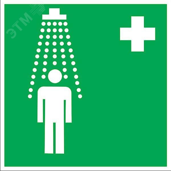 Изображение товара Знак электробезопасности EC 03 200x200 мм из пластика