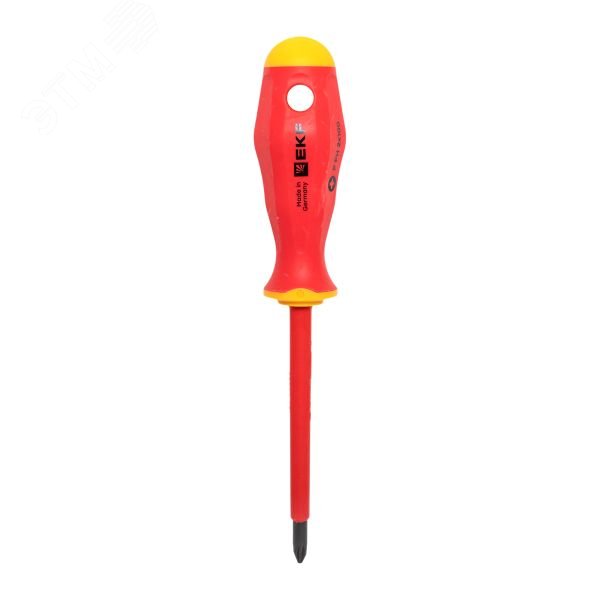 Изображение товара Диэлектрическая отвертка профессиональная PH-FL2х100 мм VDE 1000В Germany Изображение товара Диэлектрическая отвертка профессиональная PH-FL2х100 мм VDE 1000В Germany