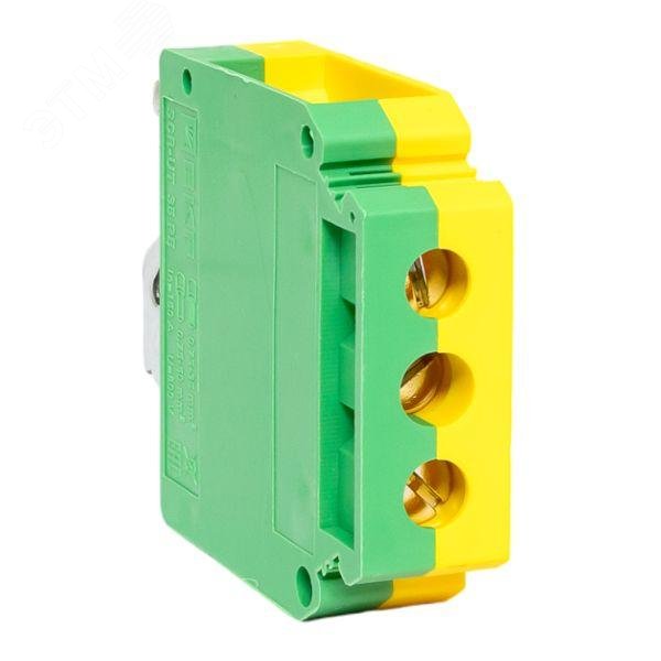 Изображение товара Клеммная колодка винтовая 35 UT земля EKF для автоматизации и электросистем