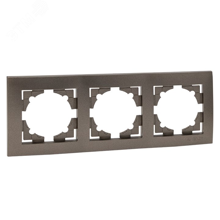 Изображение товара Валенсия Рамка 3-местная графит (шт)