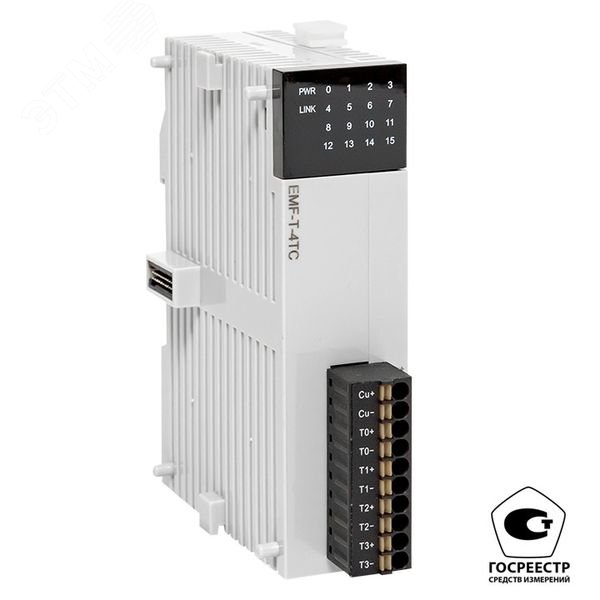 Изображение товара Модуль ввода термопар EMF 4 PRO-Logic с поверкой EKF