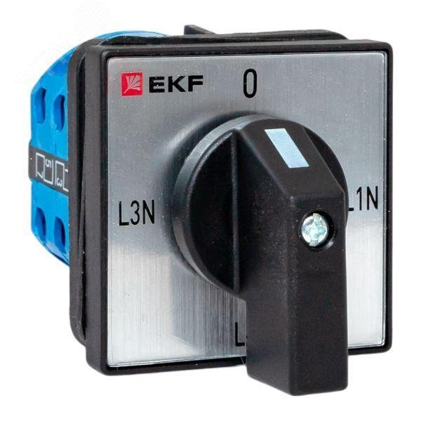 Изображение товара Переключатель кулачковый ПК-1-84 10А 4P IP65 для вольтметра