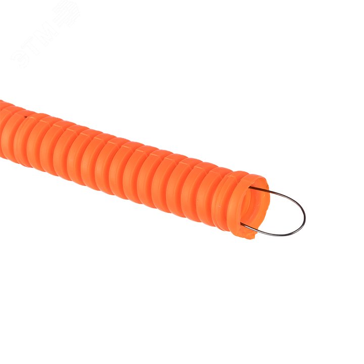 Труба гофрированная ПНД с зондом оранжевая d16мм (100м) Plast PROxima tpnd-16-o EKF - превью 3