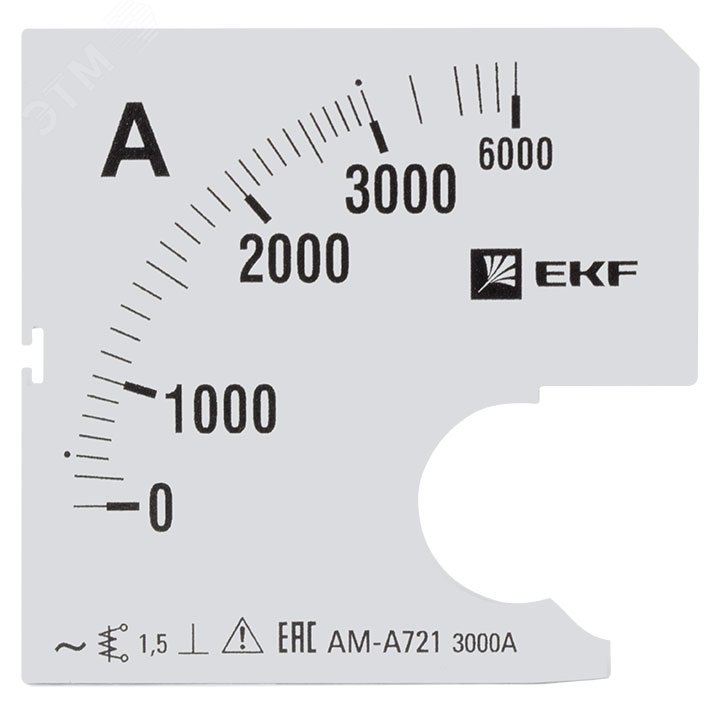 Шкала сменная для A721 3000/5А-1,5 PROxima s-a721-3000 EKF - превью 2