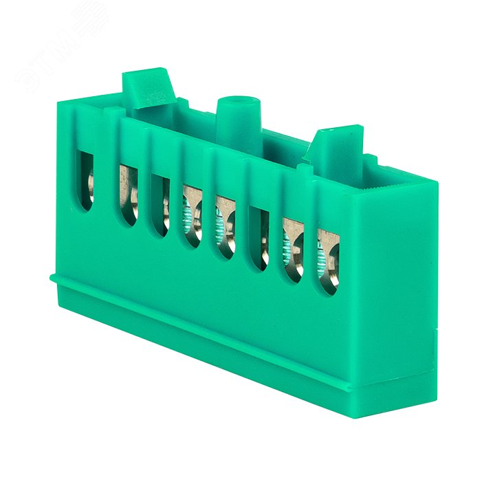 Изображение товара Шина нулевая PE 0 (6x9мм) 8 отверстий зелёная EKF PROxima