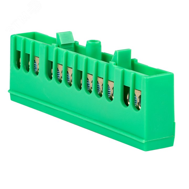 Изображение товара Шина нулевая 6х9мм 12 отверстий латунь PROxima для DIN-рейки