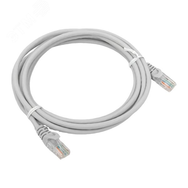 Изображение товара Патч-корд TERACOM PRO Cat 5E UTP 3м серый безгалогенный LSZH Ethernet провод