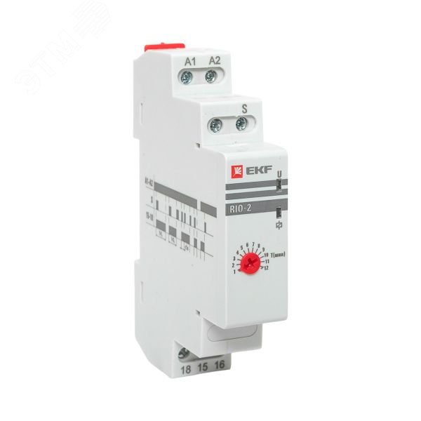 Изображение товара Импульсное реле с задержкой отключения RIO-2 PROxima EKF 220В 10А