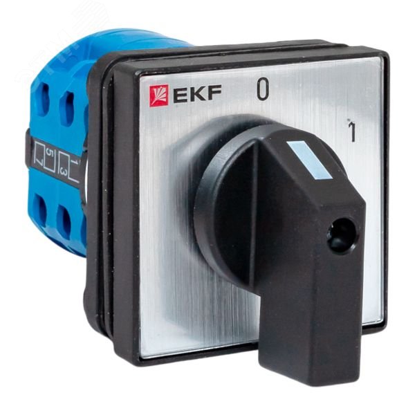 Изображение товара Переключатель кулачковый ПК-1-13 10А 3P 0-1 IP65 EKF (шт)