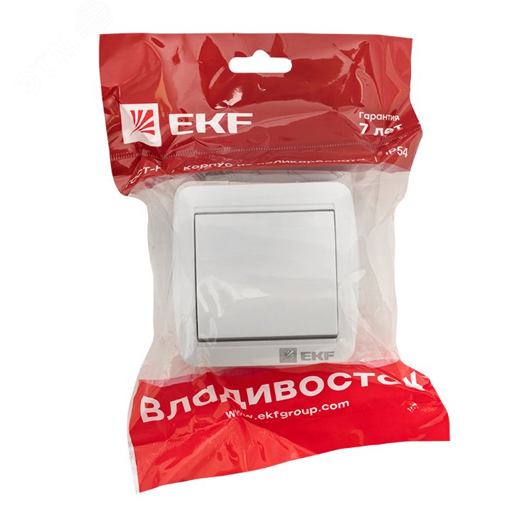 Владивосток Выключатель кнопочный 10А IP54 EQR16-026-30-54 EKF - превью 3