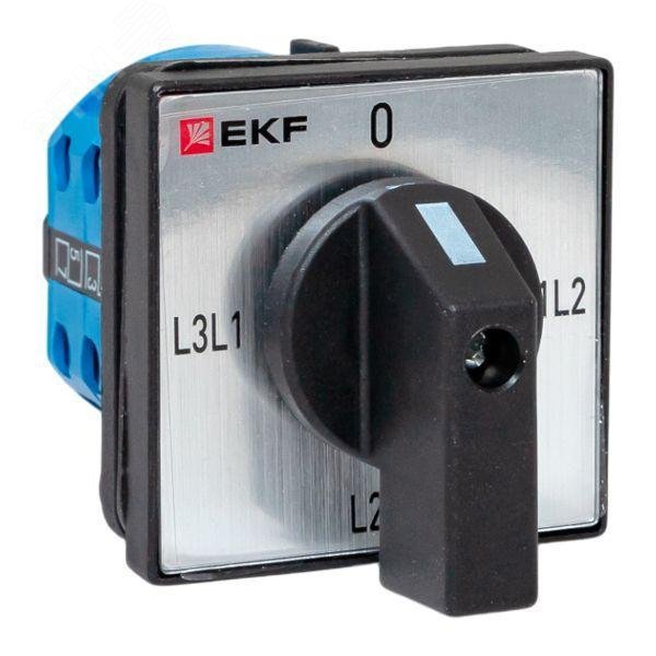 Изображение товара Переключатель кулачковый ПК-1-73 10А 3P IP65 EKF PROxima