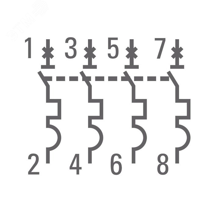 Выключатель автоматический четырехполюсный 25А С ВА47-63 4.5кА PROxima mcb4763-4-25C-pro EKF - превью 2