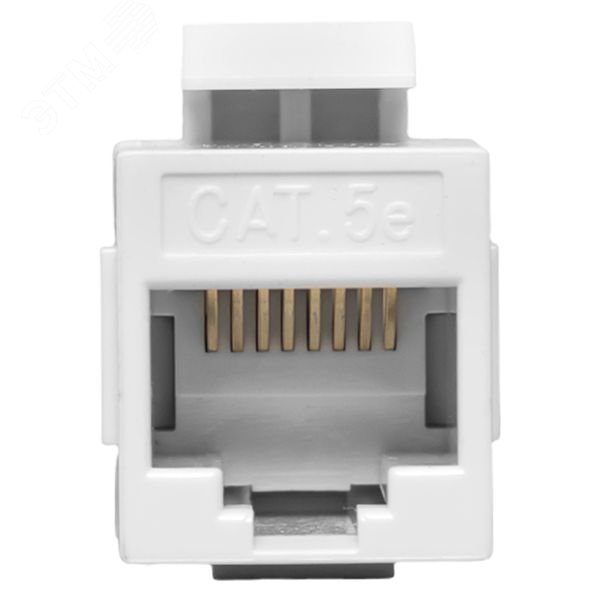Изображение товара Адаптер проходной TERACOM Cat 5E RJ45 неэкранированный белый