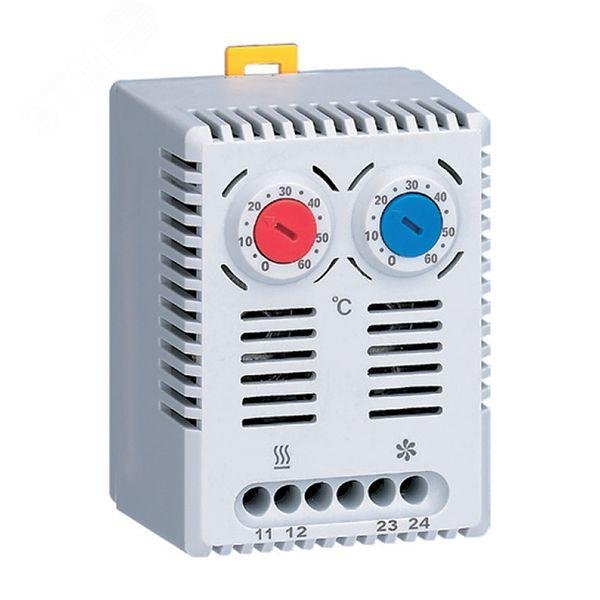 Изображение товара Термостат PROxima EKF на DIN-рейку 0-60° IP20 10A 230В для контроля температуры