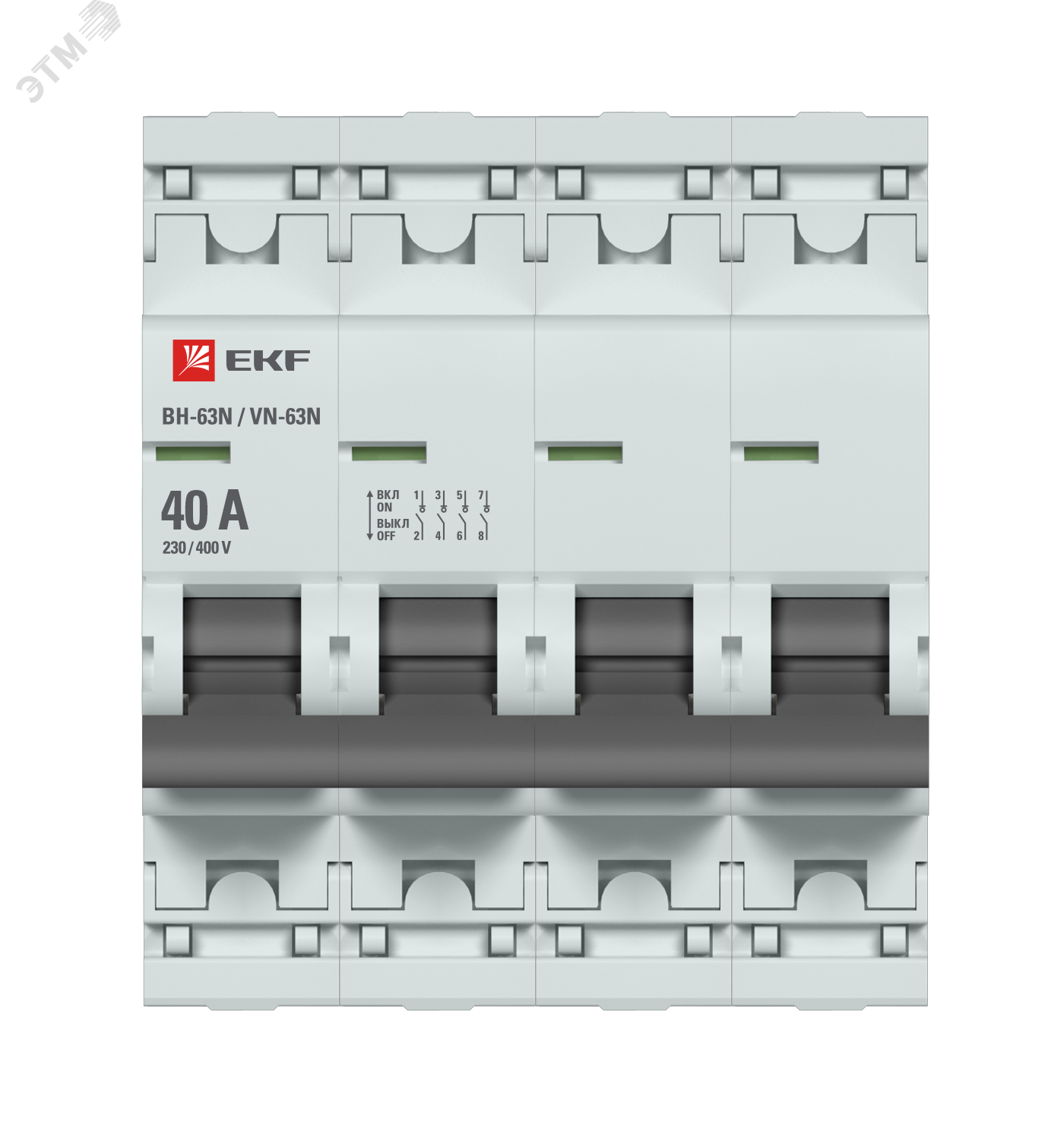 Выключатель нагрузки 4P 40А ВН-63N PROxima S63440 EKF - превью 2