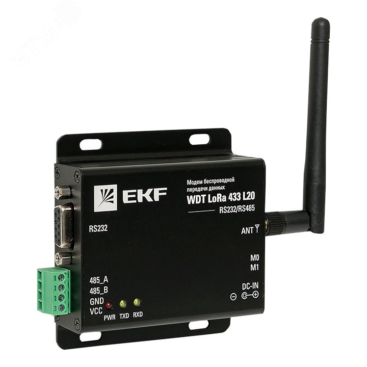 Модем беспроводной передачи данных WDT LoRa 433 L20 PROxima wdt-L433-20 EKF - превью 2