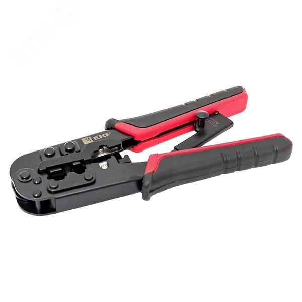 Изображение товара Кримпер для обжима RJ-45, RJ-12, RJ-11 TERACOM - универсальный инструмент для профессионалов