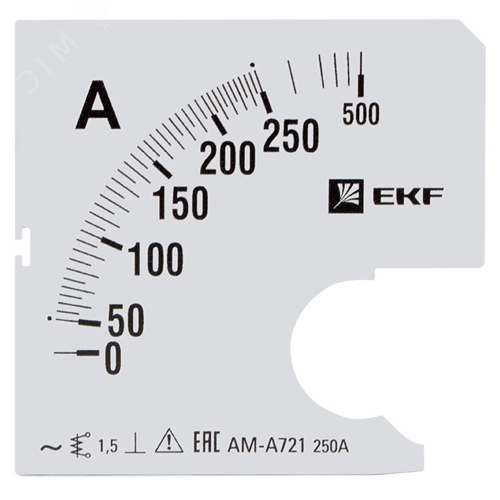 Шкала сменная для A721 250/5А-1,5 PROxima s-a721-250 EKF - превью 2