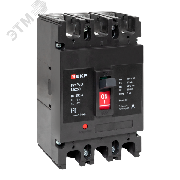 Изображение товара Выключатель автоматический LS250 25кА 3P 160А ProPact EKF