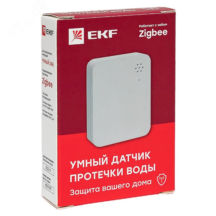 Умный датчик протечки Zigbee Connect is-fl-zb EKF - превью 9
