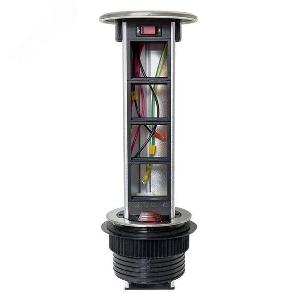 Изображение товара Встраиваемая мини-колонна 8 модулей C-Line IP54 алюминий пластик