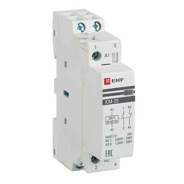 Контактор модульный КМ 25А ТО+ТС (1 мод)