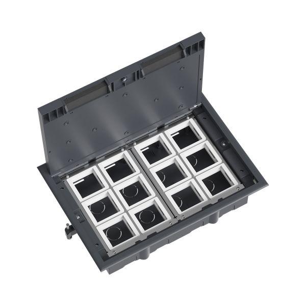 Лючок напольный с изменяемой глубиной C-Line 24 (с приборной рамкой)