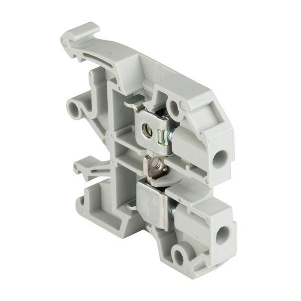 Клемма проходная винтовая JXB 4 мм2 серая EKF