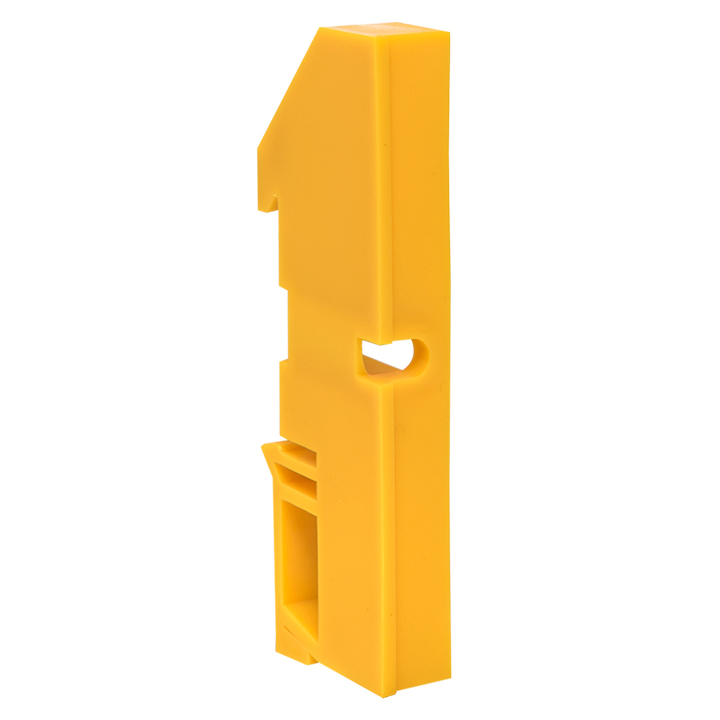 Изолятор на DIN-рейку желтый PROxima