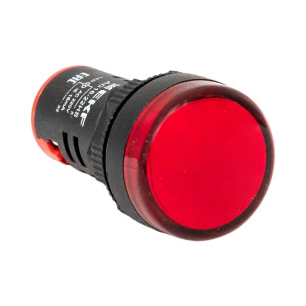 Лампа AD16-22HS LED матрица 22мм красный