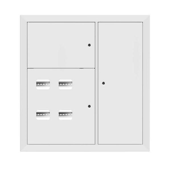 Щит этажный 4 кв. RAL9003 (1000х950х160) Basic