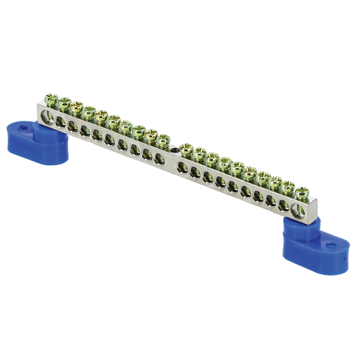 Шина N 63.20 (2 изолятора стойка) никель