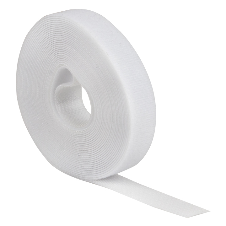 Хомут-липучка 20 мм (5м ролл) белый PROxima