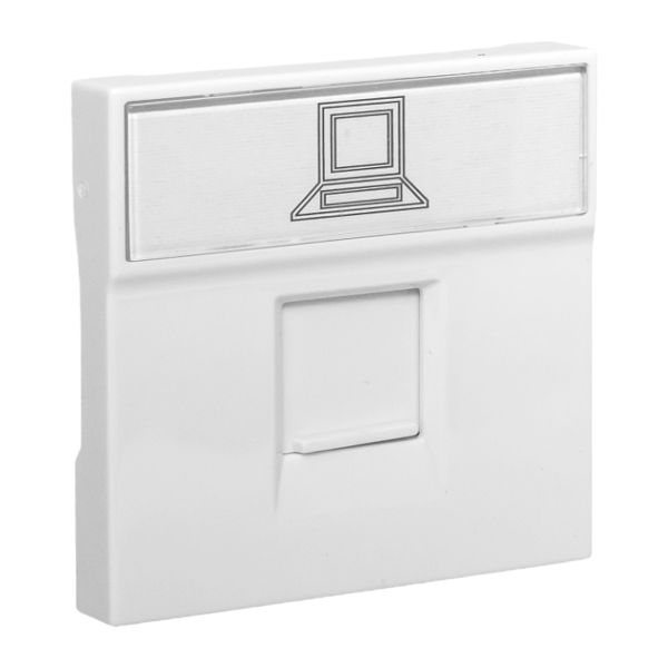 Розетка RJ45, категории 5e (ширина 2 модуля)