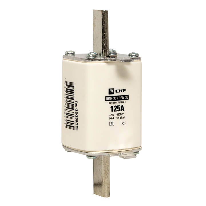 Вставка плавкая ППН-35 250/125А габарит 1