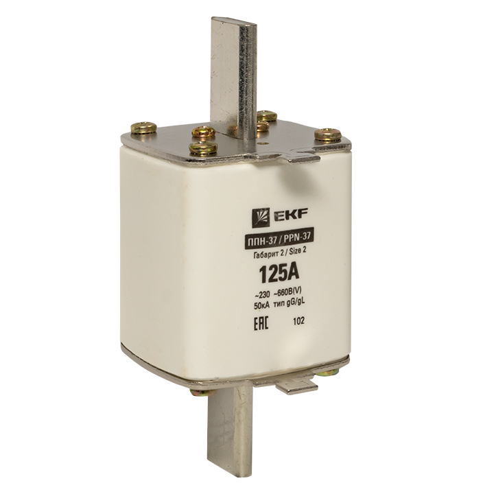 Вставка плавкая ППН-37 400/125А габарит 2