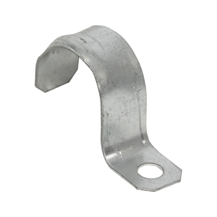 Скоба металлическая однолапковая d25-26мм . PROxima