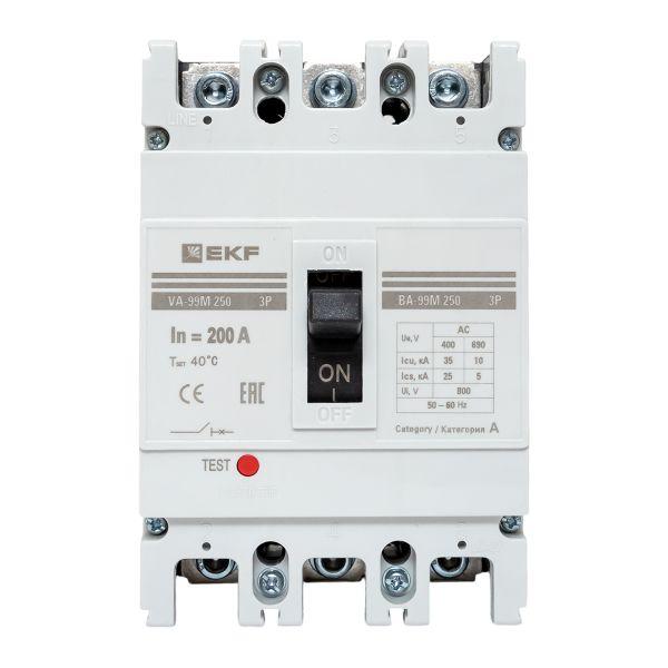 Выключатель автоматический трехполюсный ВА-99М/250 200А 35кА РЭ2000А