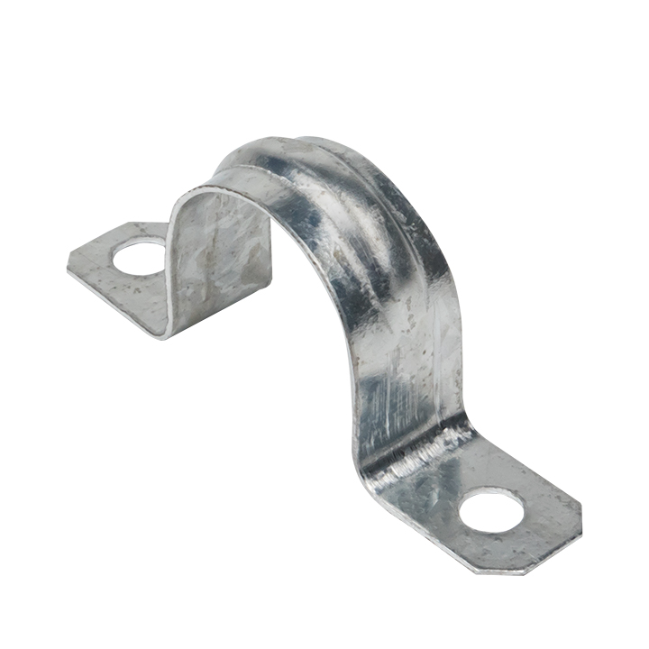 Скоба металлическая двухлапковая d25-26мм  PROxima